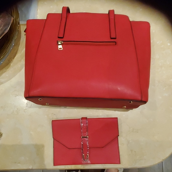 Isabella leather Bag Large with a mini bag - Picture 5 of 6